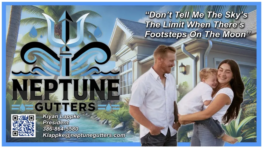 Neptune Gutters business card